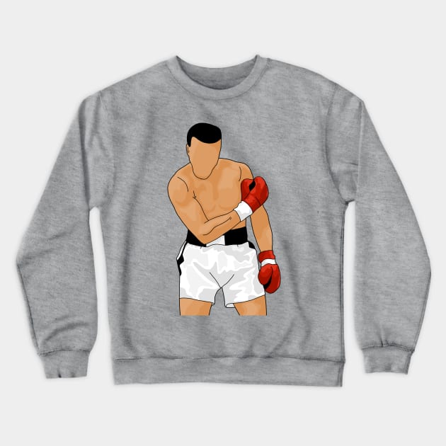 Muhammad Ali - Greatest Of All Time - Drawing Crewneck Sweatshirt by thesportstation